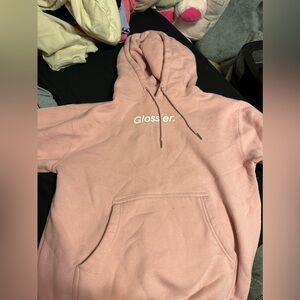Glossier hoodie size xtra small